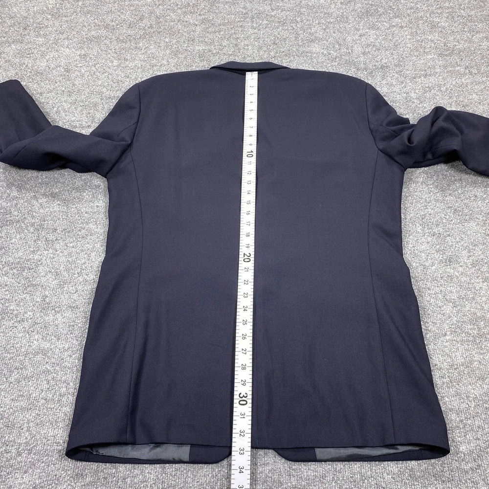 Ralph Lauren Blazer Mens 42 Blue Wool Classic 2-Piece Single-Breasted Lined
